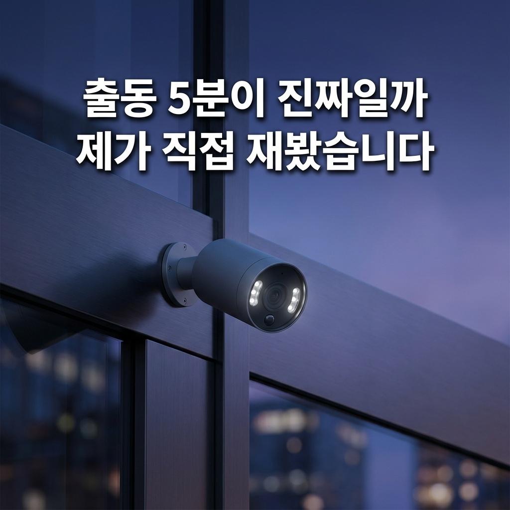 출동 5분이라던데 진짜일까? 제가 직접 재봤습니다