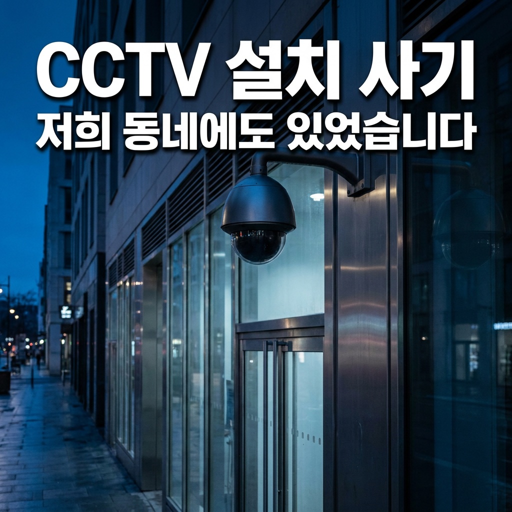 CCTV 설치 사기 경고